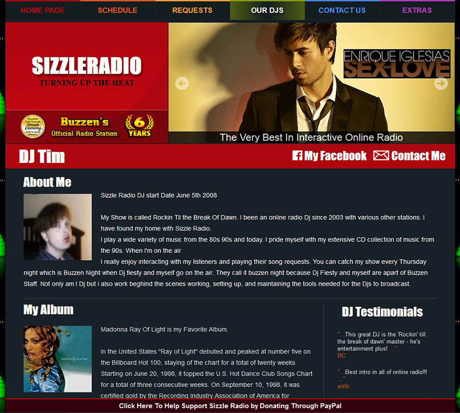 sizzleradio profile