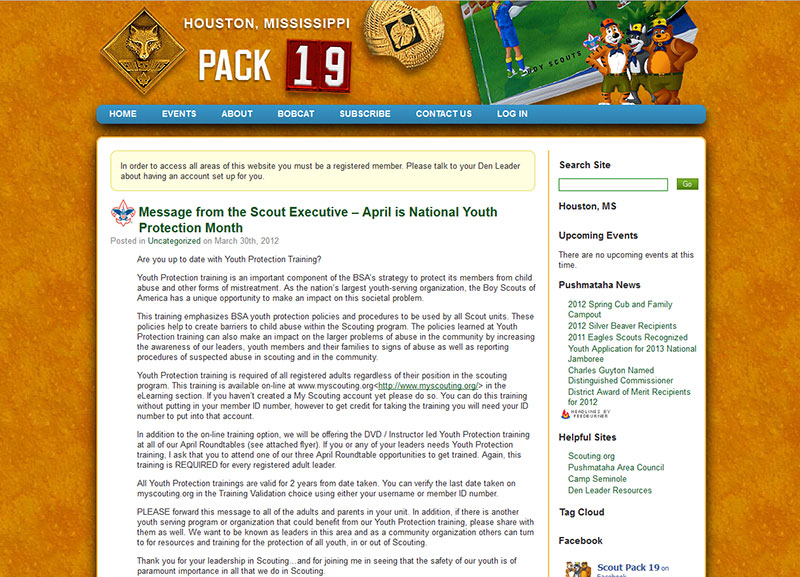 Cub Scouts Local Pack 19